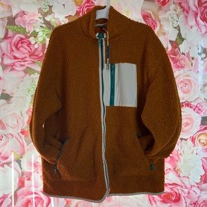 Women’s size small oversized teddy sweater